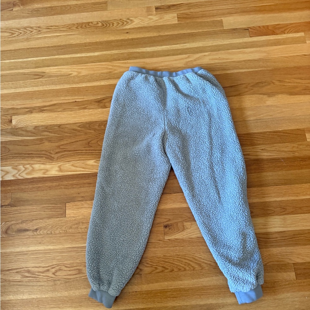 Cozy Gray Kids Fleece Pants